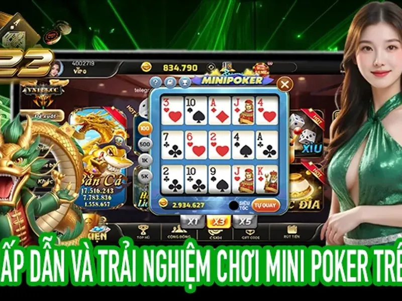 Hình ảnh đại diện cho các trò chơi bài và poker tại 8win55, với các quân bài và chip poker.